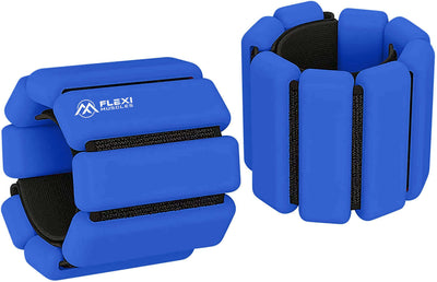 Flexi Muscles - Adjustable Wearable Wrist & Ankle Weights 