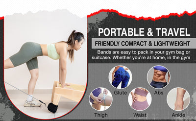Ankle Resistance Bands with Cuffs