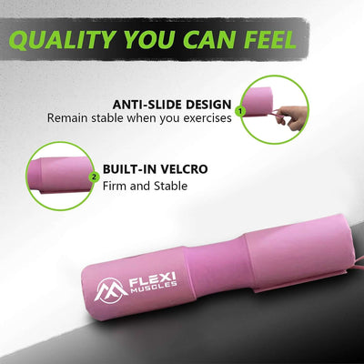Barbell Pad for Squats with Built-in straps
