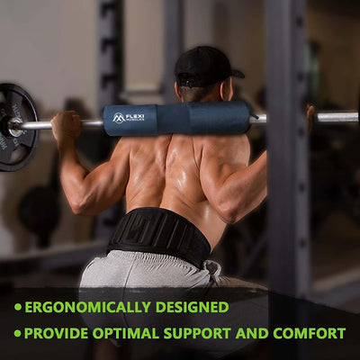 Barbell Pad for Squats with Built-in straps