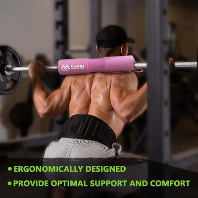 Barbell Pad for Squats with Built-in straps