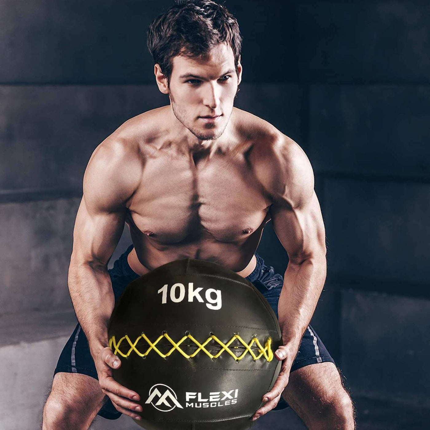 Flexi Muscles – Medicine Ball/ Wall Ball for Full Body Workout. - Flexi Muscles 