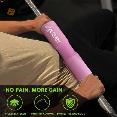 Barbell Pad for Squats with Built-in straps