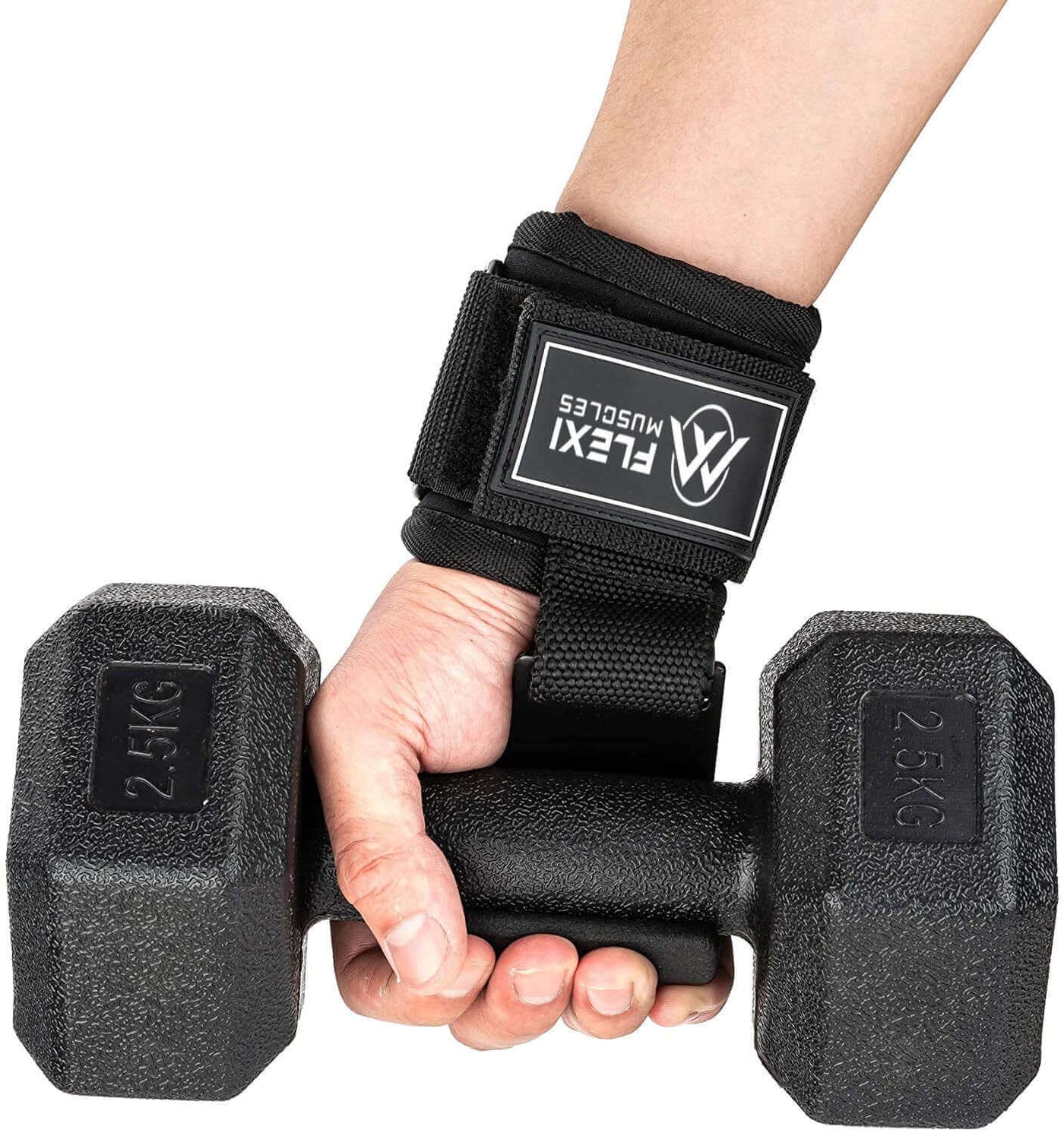 Flexi Muscles – Weight Lifting Hooks Grips (Set of 2). - Flexi Muscles 