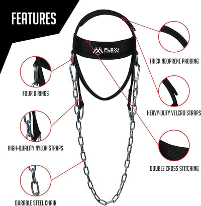 Neck Harness for Weight Lifting