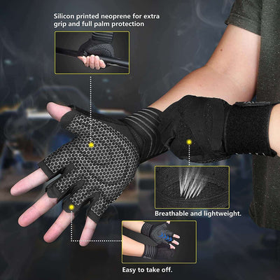 Workout Gym Gloves for Weightlifting (Extra Large)
