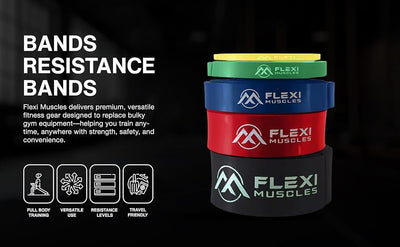 Pull Up Assist Resistance Bands (Set of 5)