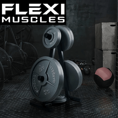 Olympic Barbell Weight Plates Rack.