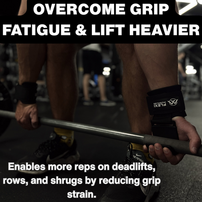 Weight Lifting Hooks Grips (Set of 2).