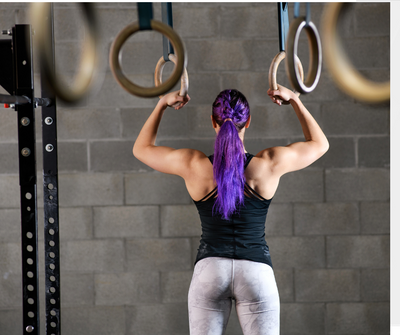 Wooden Gymnastics Rings for Core Workout and Full Body Training