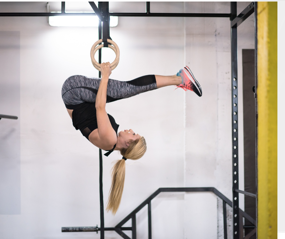Wooden Gymnastics Rings for Core Workout and Full Body Training