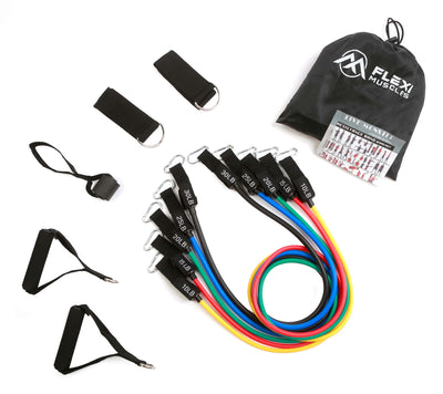 Resistance Bands Sets with Handles and Door Anchor.