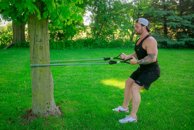 Resistance Bands Sets with Handles and Door Anchor.