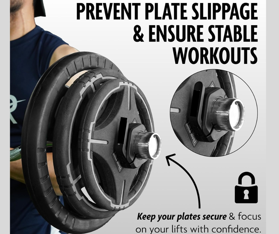 Flexi Muscles - Olympic Barbell Clips: Secure Your Weights, Elevate Your Workouts!