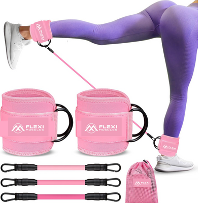Ankle Resistance Bands with Cuffs
